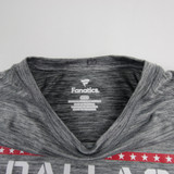 Dallas Mavericks Nike NBA Authentics Sweatshirt Men's Gray Used 3XL-TOPS-117947