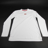 San Francisco 49ers Nike NFL On Field Long Sleeve Shirt Men's White Used M-TOPS-117386