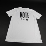 Nike Dri-Fit Short Sleeve Shirt Men's White Used M-TOPS-118250