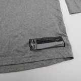 Golden State Warriors Nike NBA Authentics Dri-Fit Long Sleeve Shirt Men's New Gray 2XLT-TOPS-118525