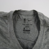 Golden State Warriors Nike NBA Authentics Dri-Fit Long Sleeve Shirt Men's New Gray 2XLT-TOPS-118525