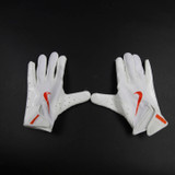 Nike Vapor Gloves - Receiver Men's White/Orange Used L-EQPT-004106