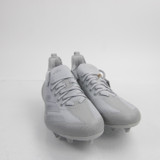 adidas adizero Football Cleat Men's Light Gray/Silver New without Box-CLEA-010528