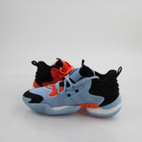 adidas Basketball Shoe Men's Light Blue/Orange New without Box-SHOE-014593