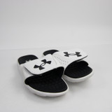 Under Armour Sandals & Flip Flops Men's White/Black Used-SHOE-014630