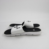 Under Armour Sandals & Flip Flops Men's White/Black Used-SHOE-014630