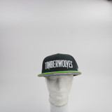 Minnesota Timberwolves New Era 9fifty Snap-Back Hat Men's New Dark Gray/Lime Green LG/XL-HATS-011062