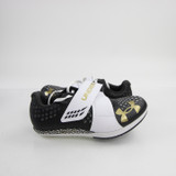 Under Armour HOVR Track Cleat Men's Black/White New without Box-CLEA-010589