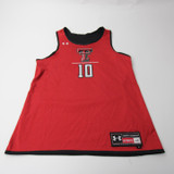 Texas Tech Red Raiders Under Armour Practice Jersey - Basketball Women's Used Black/Red-JRSY-006935