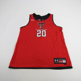 Texas Tech Red Raiders Under Armour Practice Jersey - Basketball Women's Used Red/Black L-JRSY-006933