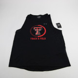 Texas Tech Red Raiders Under Armour The Tech Tee Sleeveless Shirt Men's New Black XL-TOPS-119736