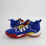 Kansas Jayhawks adidas Basketball Shoe Men's Blue/White Used 9.5-SHOE-014742