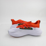 Miami Hurricanes adidas Running & Jogging Shoes Men's White/Orange New-SHOE-014696