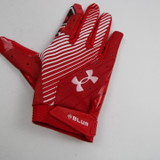 Texas Tech Red Raiders Under Armour Blur Gloves - Receiver Men's Red New-EQPT-004248