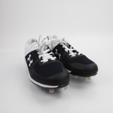 Under Armour Baseball Cleat Men's White/Black Used 14-CLEA-010624