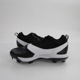 adidas Baseball Cleat Men's Black/White New without Box-CLEA-010748