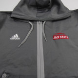 Jacksonville State Gamecocks adidas Aeroready Jacket Men's Gray Used 2XL-TOPS-121377