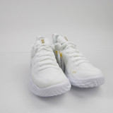 Under Armour Volleyball Shoe Women's White/Gold New without Box 11-SHOE-015125
