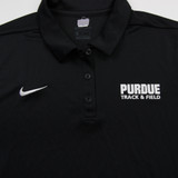 Purdue Boilermakers Nike Dri-Fit Polo Women's Black Used M-TOPS-122417