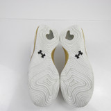 Under Armour HOVR Basketball Shoe Men's White/Gold Used-SHOE-015176