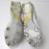 Under Armour Harper Baseball Cleat Men's White/Gold New without Box 9-CLEA-010854
