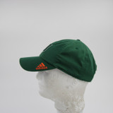 Miami Hurricanes adidas Adjustable Hat Unisex Dark Green Used OSFM-HATS-011480