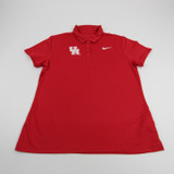 Houston Cougars Nike Dri-Fit Polo Women's Red New L-TOPS-122673