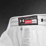 Under Armour Football Pants Men's White New with Tags-PNTS-025561