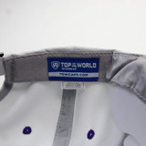 George Washington Colonials Top of the World Adjustable Hat Unisex New Light Gray/Purple OSFM-HATS-011611