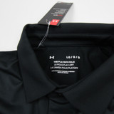 Texas Tech Red Raiders Under Armour The Playoff Polo Polo Men's New Black/Striped L-TOPS-123522