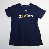 LA Galaxy adidas Go-To tee Short Sleeve Shirt Women's Navy New L-TOPS-123750