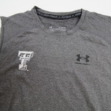 Texas Tech Red Raiders Under Armour HeatGear Compression Top Men's Gray New-TOPS-123574