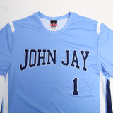 John Jay Bloodhounds Alleson Athletic Game Jersey - Soccer Men's Blue New-JRSY-007226