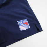 New York Rangers Fanatics NHL Pro Authentics Practice Shorts Men's Navy Used L-SHOR-027016