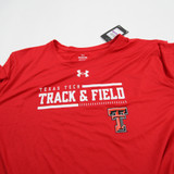 Texas Tech Red Raiders Under Armour Short Sleeve Shirt Men's Red New 2XL-TOPS-124292