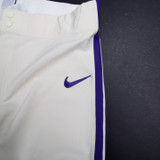 TCU Horned Frogs Nike Baseball Pants Men's Cream/Purple Used-PNTS-026074