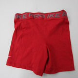 Nike Pro Dri-Fit Compression Shorts Women's Red Used M-SHOR-027340