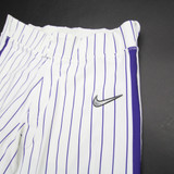 TCU Horned Frogs Nike Baseball Pants Men's White/Purple Used-PNTS-026193