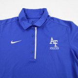 Air Force Falcons Nike Dri-Fit Polo Women's Blue Used S-TOPS-126059