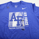 Air Force Falcons Nike Nike Tee Short Sleeve Shirt Men's Blue New 2XL-TOPS-126774