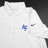 Air Force Falcons Nike Golf Polo Women's White New M-TOPS-126224