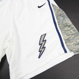 Air Force Falcons Nike Practice Shorts Men's White/Camouflage Used-SHOR-027350