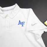 Air Force Falcons Nike Golf Dri-Fit Polo Women's White New S-TOPS-126495