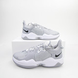Nike PG Basketball Shoe Men's Gray/White 0 13.5-SHOE-015639