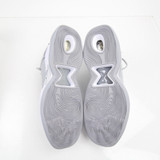 Nike PG Basketball Shoe Men's Gray/White 0 13.5-SHOE-015639