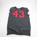 TCU Horned Frogs Nike Game Jersey - Football Men's Dark Gray Used-JRSY-007353