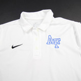 Air Force Falcons Nike Dri-Fit Polo Women's White Used-TOPS-127207