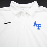 Air Force Falcons Nike Polo Women's White Used-TOPS-127163