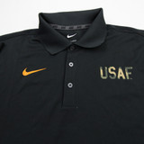 Air Force Falcons Nike Polo Men's Black New-TOPS-127161