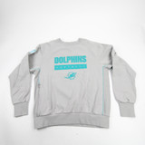 Miami Dolphins Nike NFL On Field Sweatshirt Men's Gray Used M-TOPS-127381